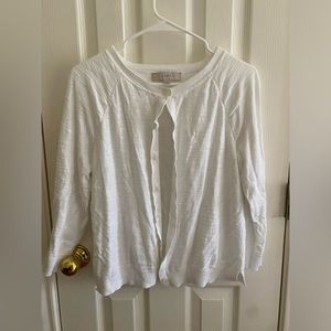 Loft medium women’s full button cardigan